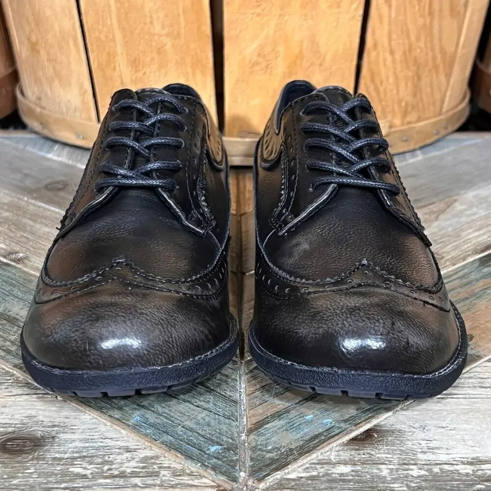 Rocket Dog Jerome Nightscope Faux Brown Leather Oxfords Womens Size 8